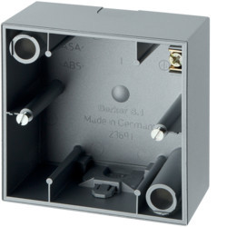 10419939 - S.1 - Boîte de surface x1, MATE ALUMINUM HAGER EAN: 4011334360469