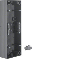 10438935 - R.3 - Surface x3 box, black Hager Ean: 4011334388258