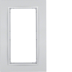 13096424 - B.7 - Largo Frame, Aluminium Mate Hager Ean: 4011334376781