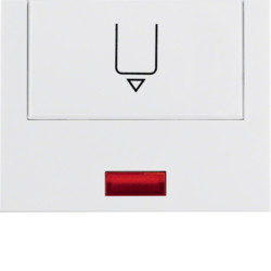16417109 - K.1/K.5 - esplh. "Hotelcard", branco HAGER EAN:4011334268048