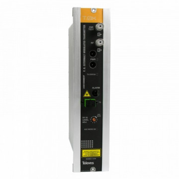 234806 -8424450185780 TELEVES - T.0X Transmissor Óptico MATV 1550nm “SC/APC” Po 6dBm sem C.Retorno Modulação externa e Autoajustável em RF (até 30Km)