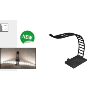 262193 - Clip de câble réglable noir 90 x 12 mm 100UNI