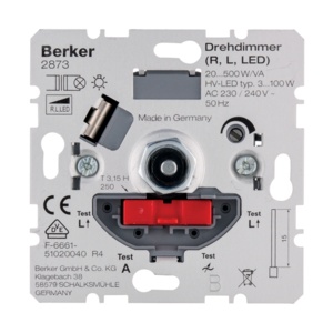 2873 - Variador rotativo universal (R, L, LED) HAGER EAN:4011334218715