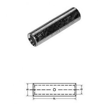 291124 - Conector topo DIN46341 estanhado 4-6 mm² 100uni