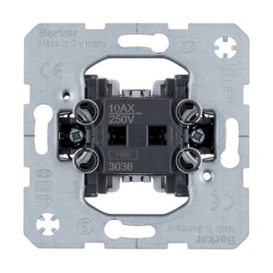 3036 - Comutador de escada, 10AX 250V HAGER EAN:4011334023388