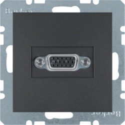 3315401606 - S.1/B.x - salida VGA, antracita Té de hierbas HAGER Ean:4011334330271