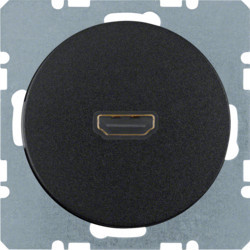 3315422045 - R.1/R.3 - salida HDMI, negro HAGER Ean:4011334365457