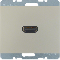 3315437004 - K.1/K.5 - salida HDMI registro 90º, Inx laca HAGER Ean:4011334330691