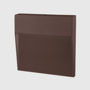 36594 - Aplique Led de Parede 6.5W 675lm Quadrado Corten CCT3 IP54
