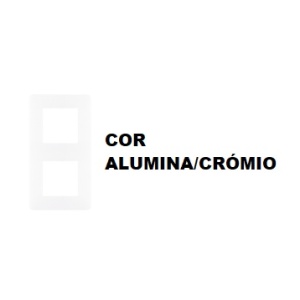 42920 TAH Double Mirror Alumine / Chromium 5603011642563