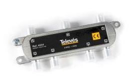 4534 -8424450045343 TELEVES - Maricón Interior (5-1000MHz) 6D "F" 10dB