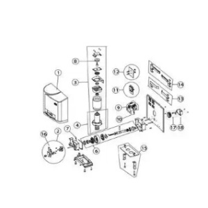 6CS18CM - Cubrir superior do motor a CROSS18-19