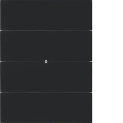 75164592 - B.IQ - BP KNX 4 teclas Comf, vidro preto HAGER EAN:4011334372141
