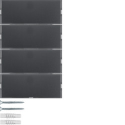 80164776 - BP KNX K.x 4 teclas Easy p-etiq, antr HAGER EAN:3250617153713