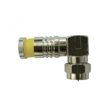 82605 FICHA MACHO TIPO F 90º DE COMPRESSÃO 5603011604202