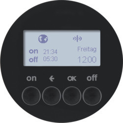 85745231 - R.1/R.3 - progreso. tiempo Knx RF, negro HAGER Ean:4011334375593
