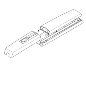 88001-0199 - - GRUPPO PLASTICHE ESTERNE RAL7024 Axl