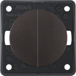 936752501 - Integro - Double Button 1 Eingänge, Mate Hager EAN: 4011334240358
