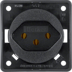 9624905 - Integro - tom. Suiça tipo 13, preto mate HAGER EAN:4011334056379