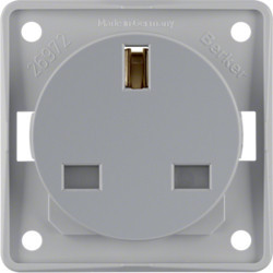962622506 - Integro - 2p+t BS socket, gray mt Hager Ean: 4011334256823