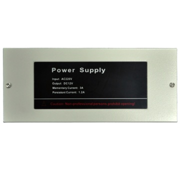 Access Control Feeder - Configurable NA / NF - CC output 12.8V / 1.8A - Metallic box with lock - Surface assembly