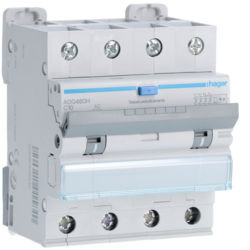 ADQ460H - disj. Diff. 4p 10a C 30 mA AC 4m Hager EAN: 3250611015840