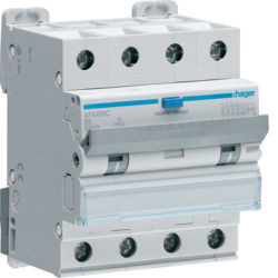 AFX406C - Disco. Difundir. 4P 6A B 300mA tipo A 4M HAGER Ean:3250611015673