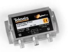 Amplificador de Línea FI 25dB Vs106dBµV c/boleto DC