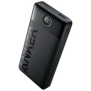 Anker Fuerza Bank - Capacidad 20000mAh - Prohibido USB-C - Salidas USB-C, USB-A - Para cargar dispositivos 2 de cada tiempo - Pantalla digital | Color negro