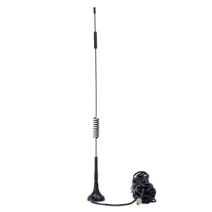 Antena de rede 4G. - Frequência 4G de 850-960 / 1710-2700 MHz. - Interface com conector SMA macho. - Concebida para instalação em interiores. - Ganho da antena 4G de 5 dBi. - Inclui um cabo RG174 de 2 metros de comprimento.