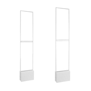 ANTROUBO EAS ANTENNE - TECHNOLOGIE ACUSTOMAGNÉTIQUE AM 58 KHz - 1 Corridor: Master and Slave - Connexion WiFi | Plug & amp; Play - en acrylique transparent - définitions distantes avec le nuage libre