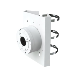 Apoyo a correo inteligente Cártido - Altura 215 mm - Diámetro da base da cámara 112 mm - Adaptar a usar no exterior - Color blanco - Fabricado con liga de aluminio
