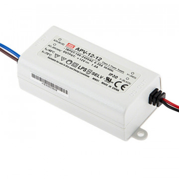 APV 201153.112 - Mittelwert 12VDC 12W IP42 1un Nahrungsquelle 1un