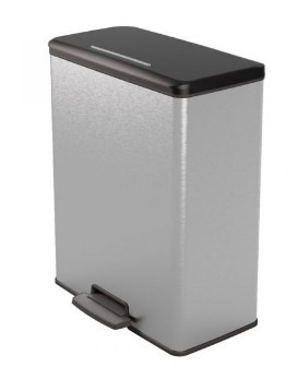 Balde IML metálico con acortar de pedal 26+26L