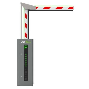 Barreira de estacionamento - Braço articulado em 90º (3 m) - Abertura à esquerda | 5.000.000 ciclos - Indicadores LED | Modo de emergência - Possibilidade de bateria de backup - Apta para exterior