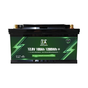 Bateria Idealakku IA-Series LiFePO4 12V 100Ah para autocaravanas, com sistema de gestão de baterias inteligente (Smart-BMS), Bluetooth e aquecimento.