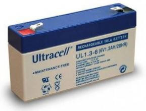 Batterie Plomb 6V 1,3Ah (97x24x52 mm) - Ultracell