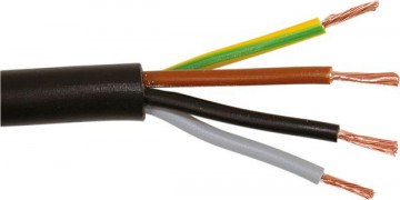 Cable Flexible H05VV-F4G1(FVV) negro PREÇO PONER METRO