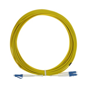 Cabo de ligação de fibra ótica - Fibra monomodo G657A2 de alto desempenho - Conectores LC UPC no formato dúplex - Comprimento exato de 10 metros - Revestimento exterior LSZH seguro - Compatibilidade de utilização genérica