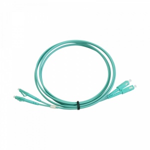 Cabo Duplex F.O.Multimodo OM3 Pré-conectorizado para Interior LSFH "LC/PC-SC/PC" 2m