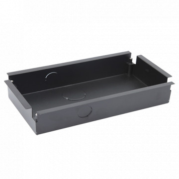 Caja de registro - Específico a Videos - Compatible con VTO2000A-(X) - Módulo triple - 367mm (Al) x 143mm (Lg) x 51mm (Pf) - Fabricado em acero / Requerimiento VTOF003