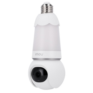 Cámara Bulbo E27 Wifi Inmo 3 MP - Color Noche Visión / Destello discurso - Lente 2.8 mm / IR 25 m - Detección de gente + vehículos - Audio bidireccional - Apto a Exterior IP66