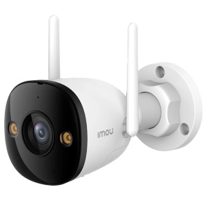 Câmara fixa Bullet 3 3MP - WiFi 6 - 2.8 mm / IV 30 + Full Color - Áudio bidirecional / Sirene + Flash - IMOU SENSE humanos e veículos - Apto para exterior / IP67