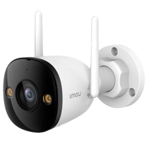 Câmara fixa Bullet 3 3MP - WiFi 6 - 2.8 mm / IV + Full Color - Áudio bidirecional / Sirene + Flash - IMOU SENSE humanos e veículos - Apto para exterior / IP67