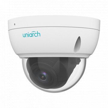 Câmara IP 5 Megapixel - Gama Uniarch - 1/2.7" Progressive Scan CMOS - Lente 2.8-12 mm - IR LEDs Alcance 30 m - Interfaz WEB, CMS, Smartphone e NVR