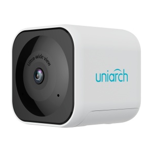 Câmara IP Cubo WiFi Uniarch - 3 MP | Lente 2.1 mm | microSD 512 GB - IV 10 m | DWDR - Ultra Motion Detection - Wi-Fi - Microfone | Altifalante | Botão de reiniciar