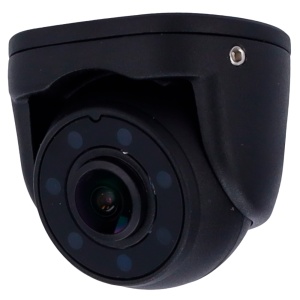 Cámara Mini Domo para Vehículos - Esfera Ajustable - Compatible con Streamax - AHD 1080P IR Lente 2.8mm 150º - IP68 con Conector M12