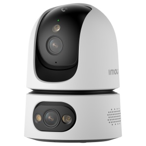 Câmara motorizada Ranger Dual 5+5MP - Wi-Fi 6 Dual - Lente DUAL / Autotracking / IV + Full Color - Áudio bidirecional / Sirene + Flash - AIGO PLAY / AOR / One touch call - Apto para interior