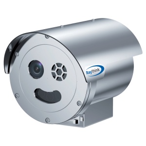 Câmara térmica IP Raythink TE365 Série ATEX - Sensor térmico VOx FPA 640x512 12μm Lente 9mm - Sensor visível 1/2.8" CMOS 5Mpx | Lente 13mm - Sensibilidade térmica ≤40mK - Faixa de medição de temperatura -20~550ºC/±2ºC ou ±2%. - Deteção preventiva de incên