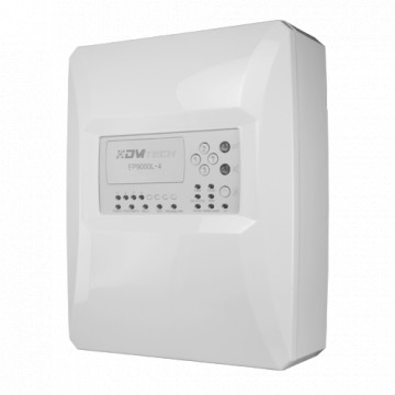 Central convencional de 4 zonas - 2 Salida da Sirena - 2 salidas de alarma e de falla e 2 salidas de relé configurable - Salida a reloj de repetición - Hasta 32 detectores poner zona - Detección automático da resistencia de fin de línea